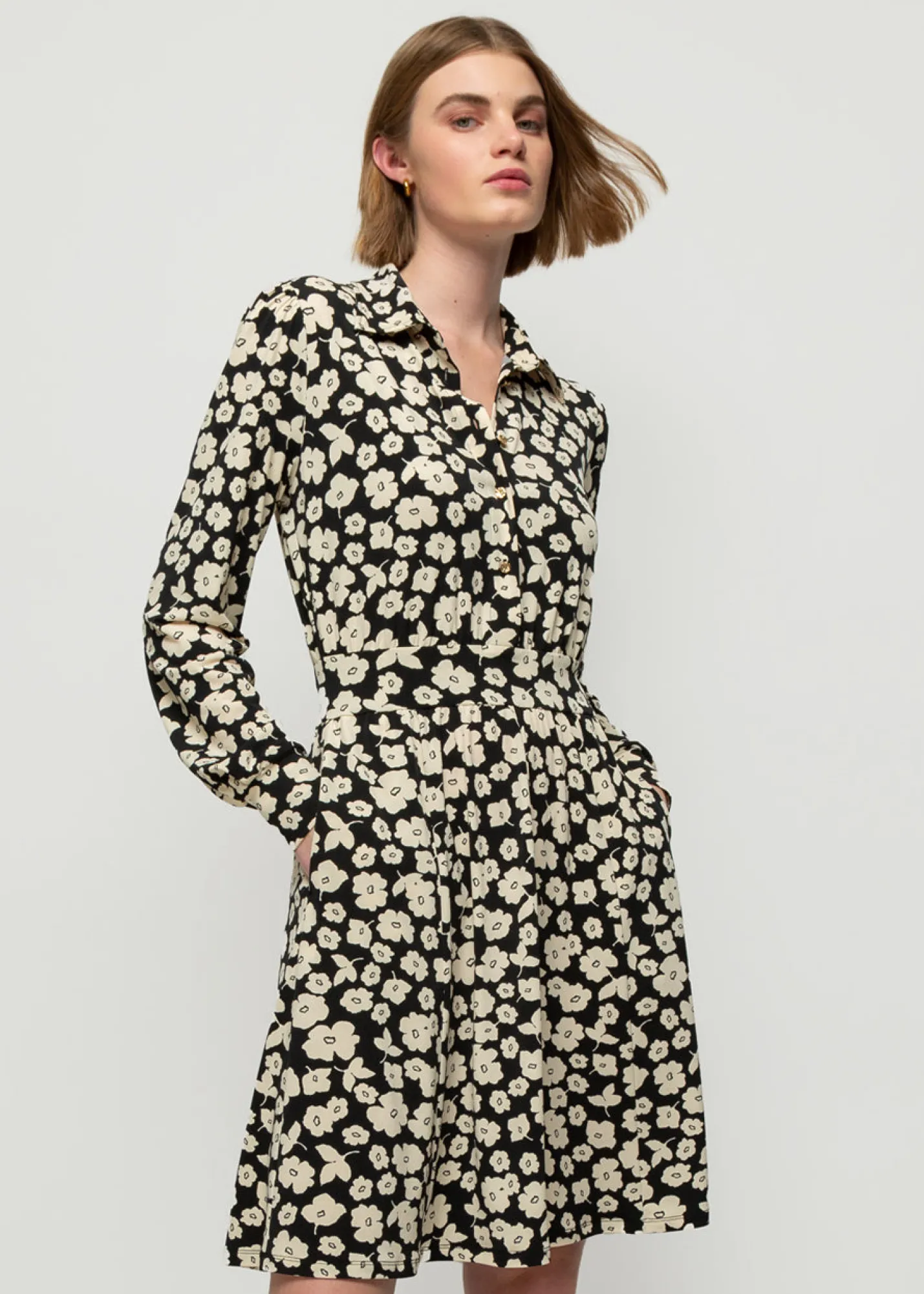 Blouse Jurk Met Bloemenprint<Vanilia New