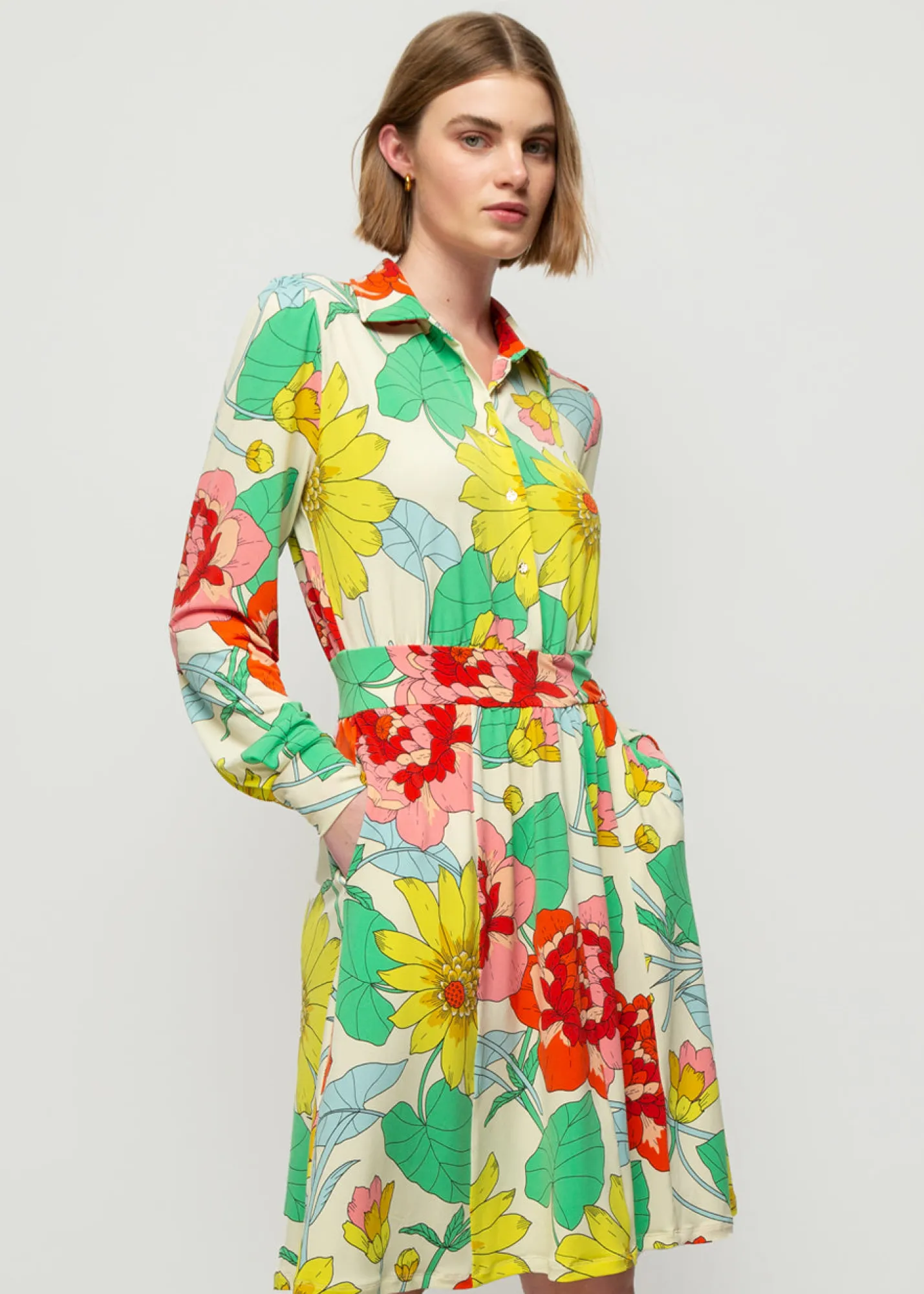 Blouse Jurk Met Bloemenprint<Vanilia Outlet