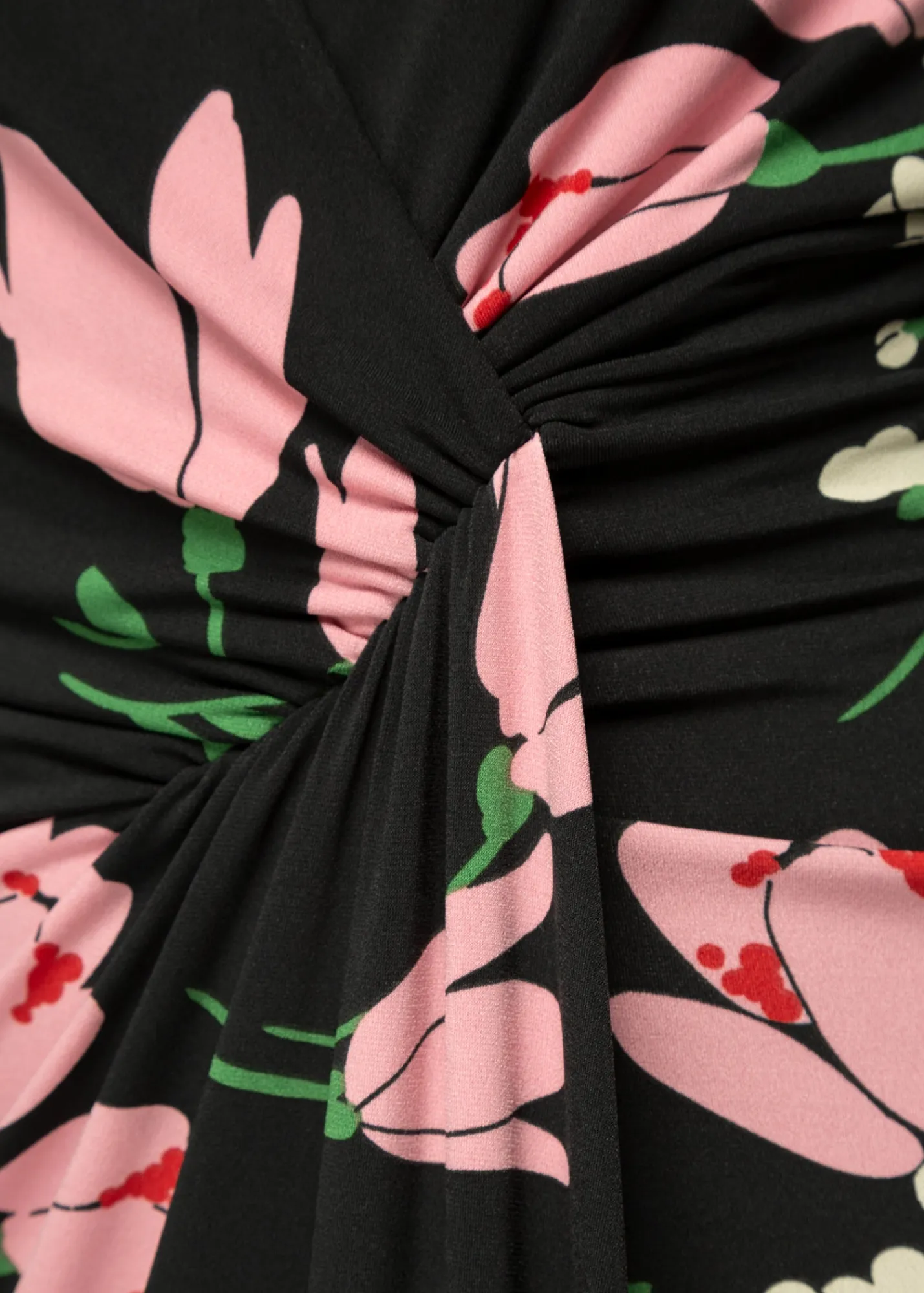 Crepe Jurk Met Drapering<Vanilia Clearance