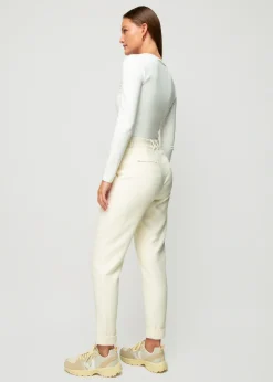 Crinkle Structuur Chino<Vanilia Online