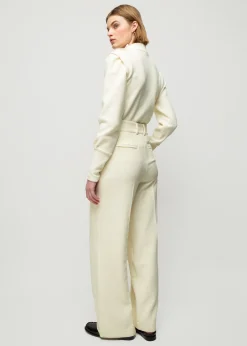 Crinkle Structuur Pantalon<Vanilia New