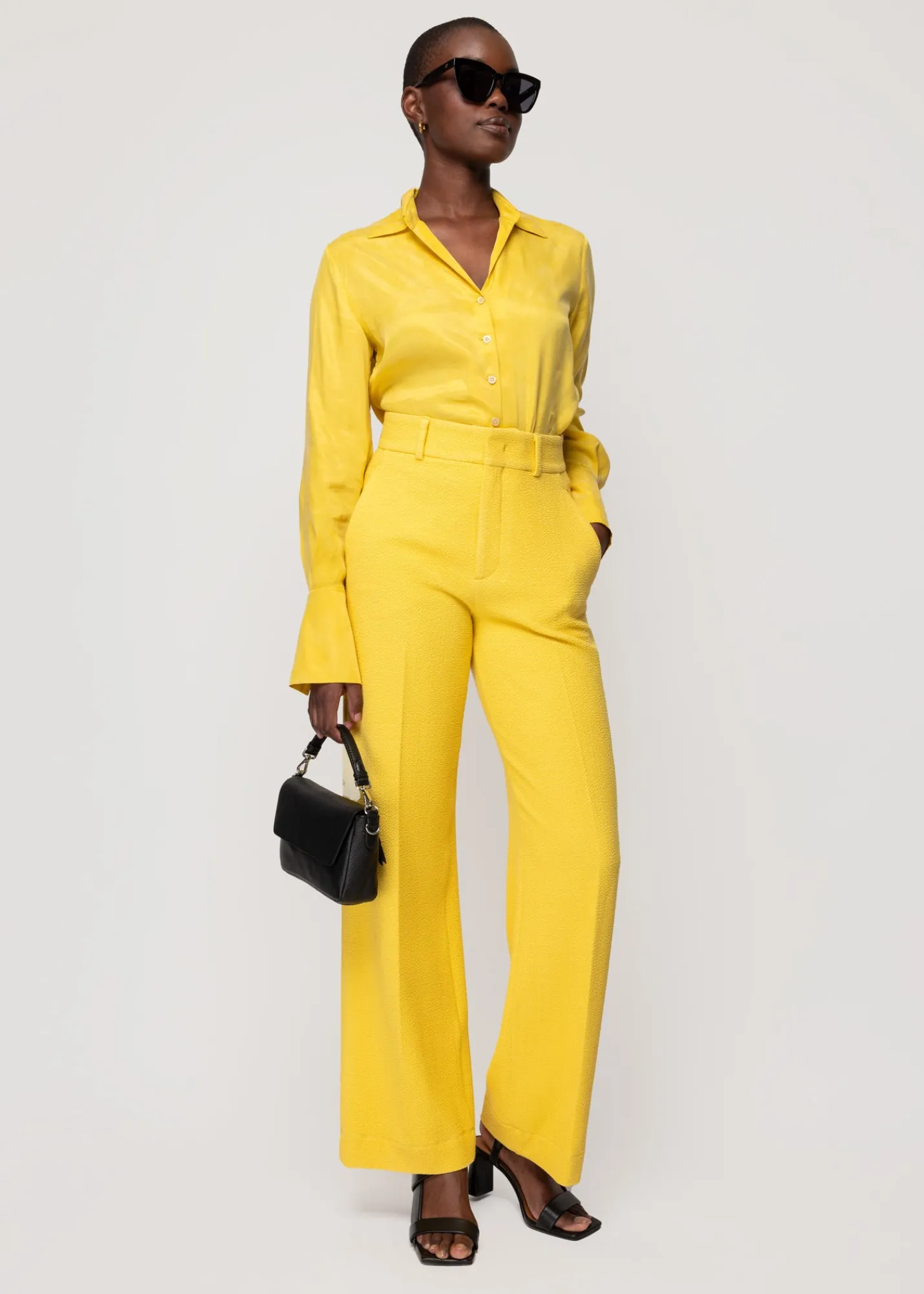 Crinkle Structuur Pantalon<Vanilia Fashion