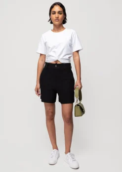 Cropped Shirt Met Knoopdetail<Vanilia Sale