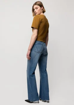 Cropped Shirt Met Knoopdetail<Vanilia Outlet