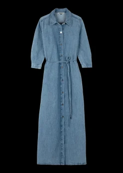 Denim Midi Jurk<Vanilia Sale
