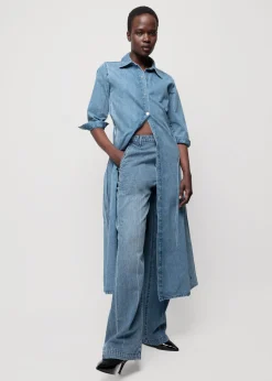 Denim Midi Jurk<Vanilia Sale