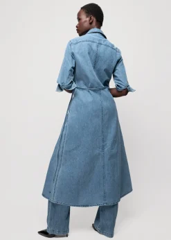 Denim Midi Jurk<Vanilia Sale