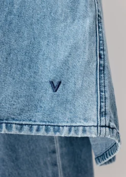 Denim Midi Jurk<Vanilia Sale