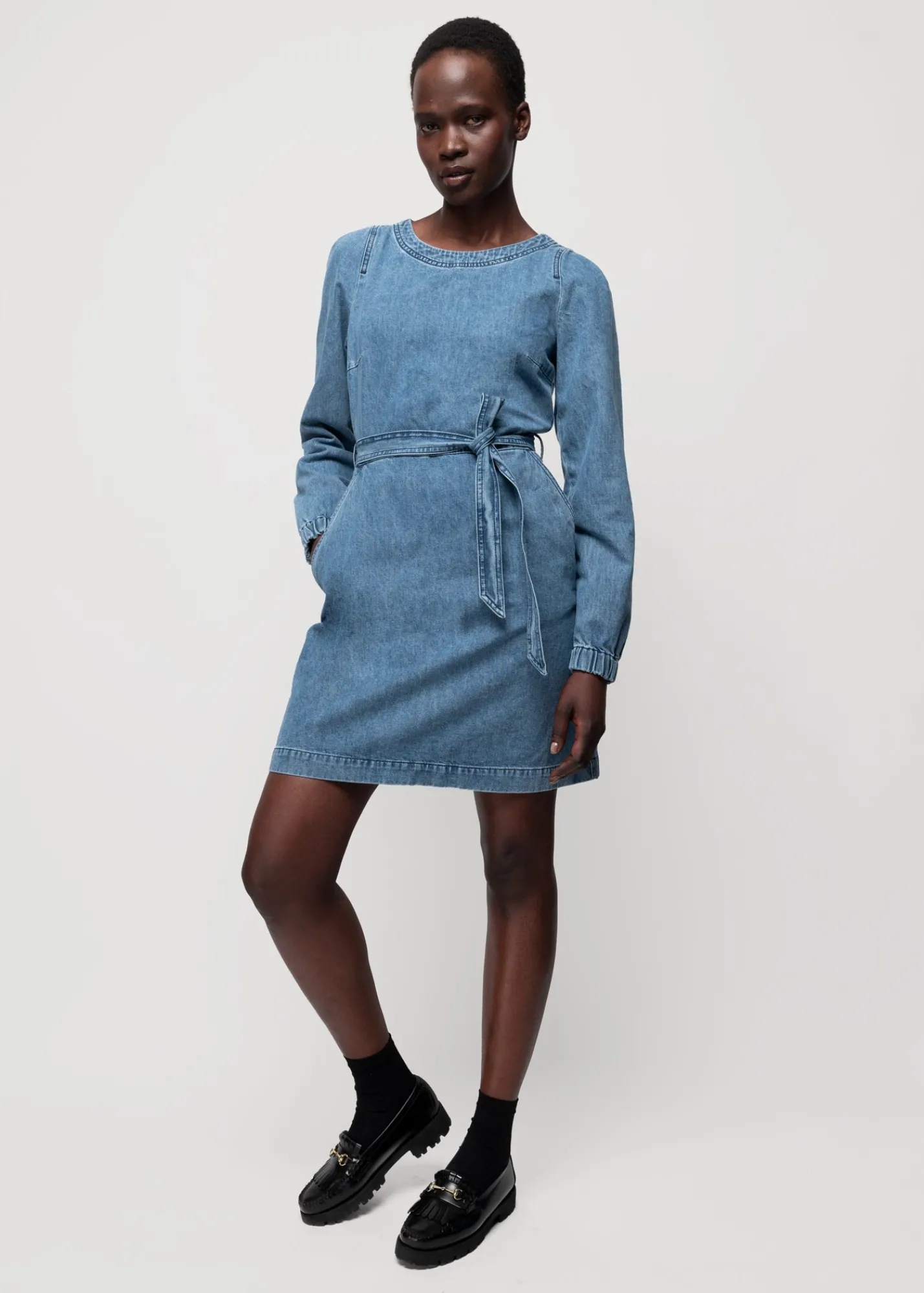 Denim Mini Jurk<Vanilia Hot