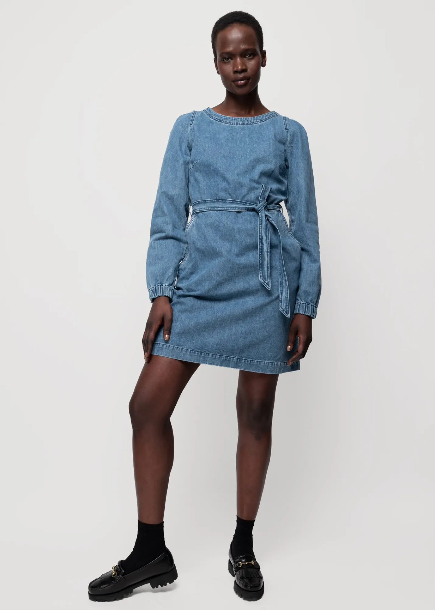 Denim Mini Jurk<Vanilia Hot