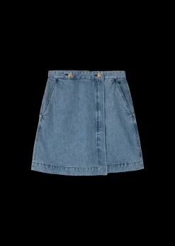 Denim Mini Wikkelrok<Vanilia Discount