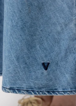 Denim Slip Dress<Vanilia Outlet