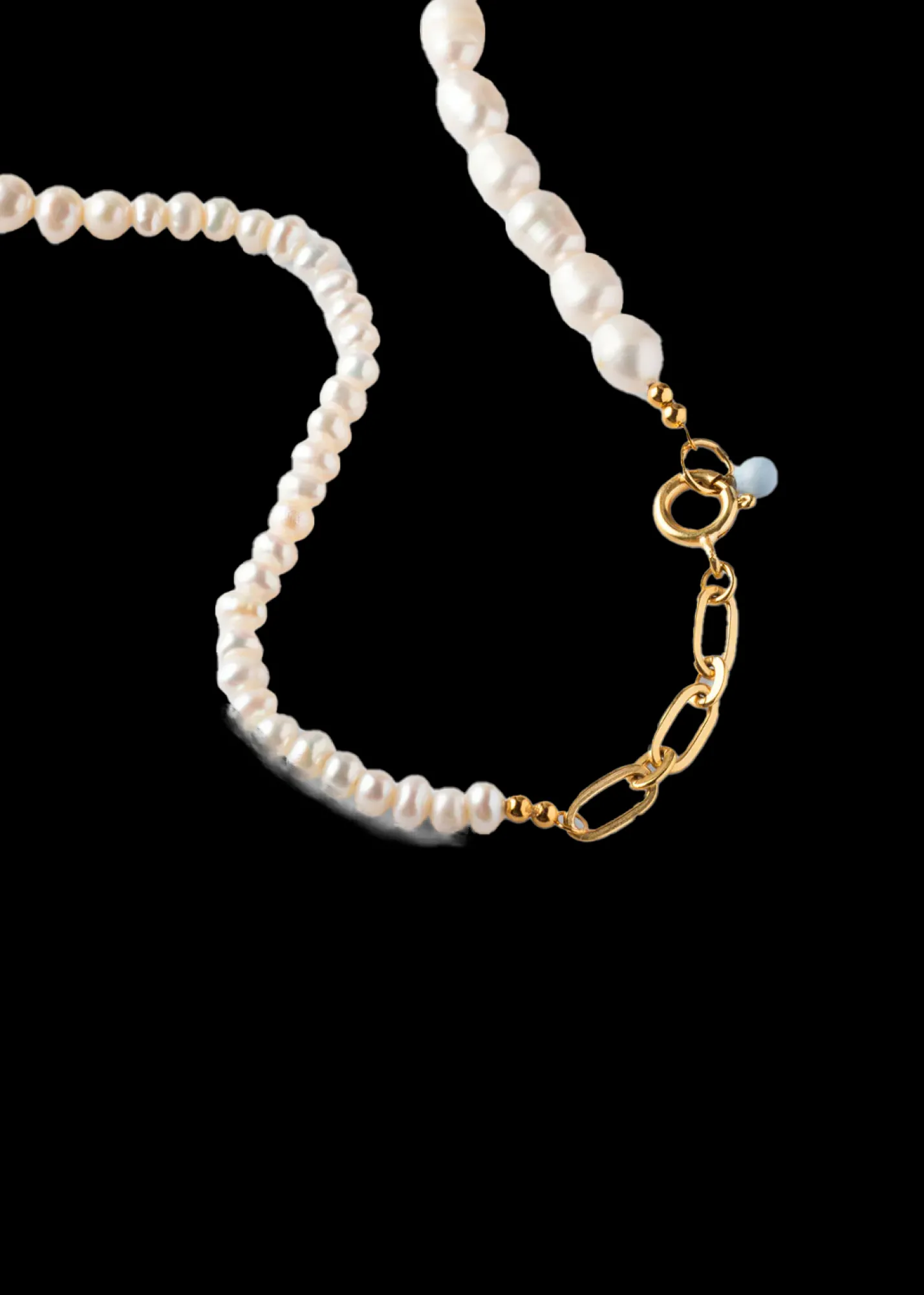 Enamel Ketting Pearlie<Vanilia New