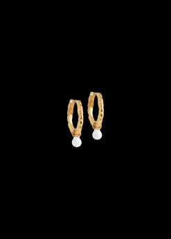 Enamel Oorbellen Belle Met Parel<Vanilia New