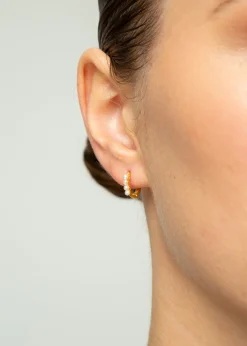 Enamel Oorbellen Paula Met Parel<Vanilia Outlet