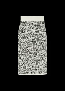 Jacquard Gebreide Rok<Vanilia Fashion