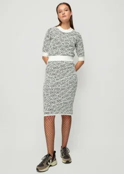 Jacquard Gebreide Top<Vanilia Clearance