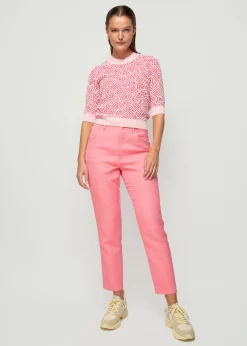 Jacquard Gebreide Top<Vanilia New