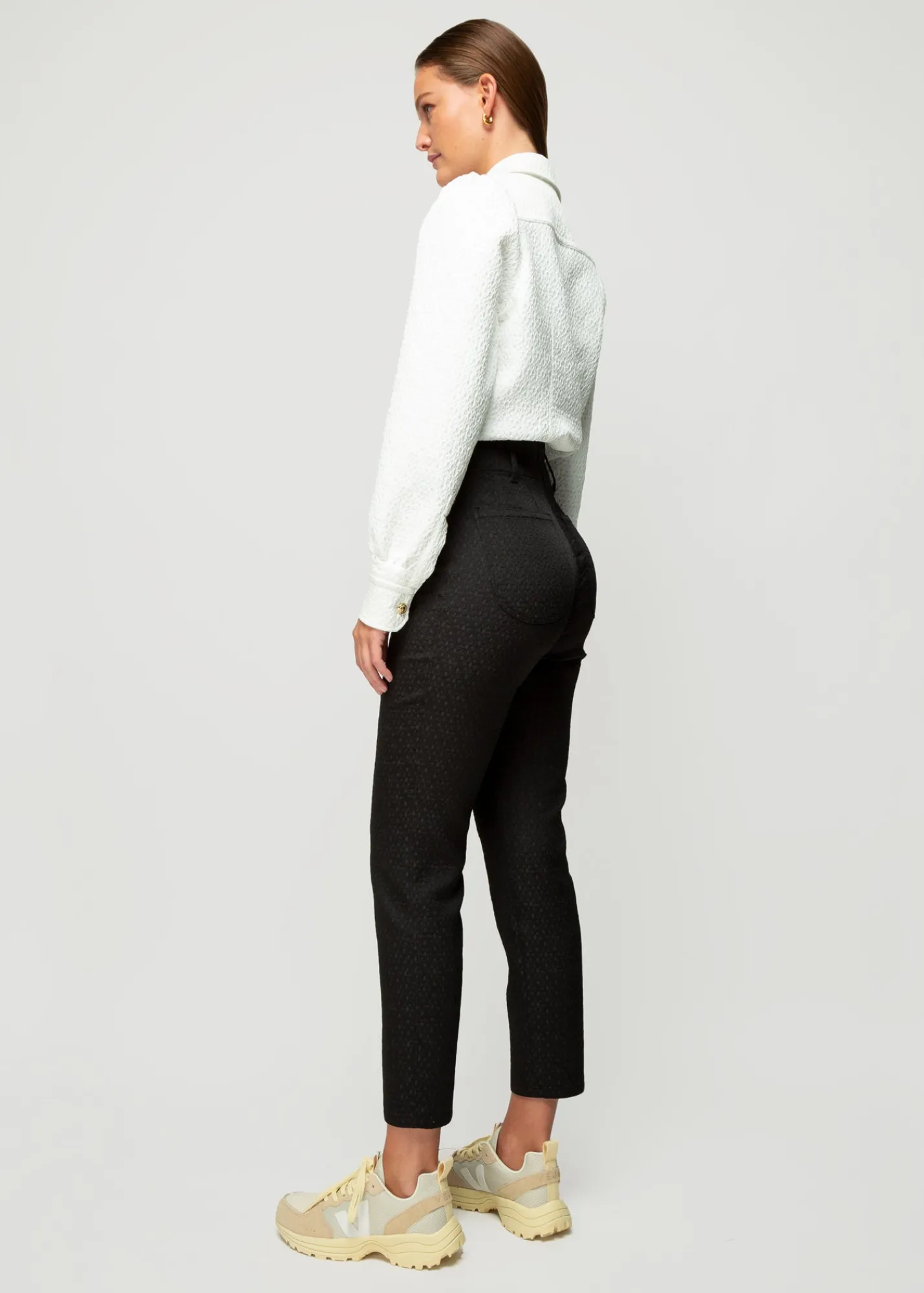 Jacquard Geweven Broek<Vanilia Discount