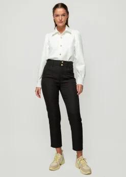Jacquard Geweven Broek<Vanilia Discount