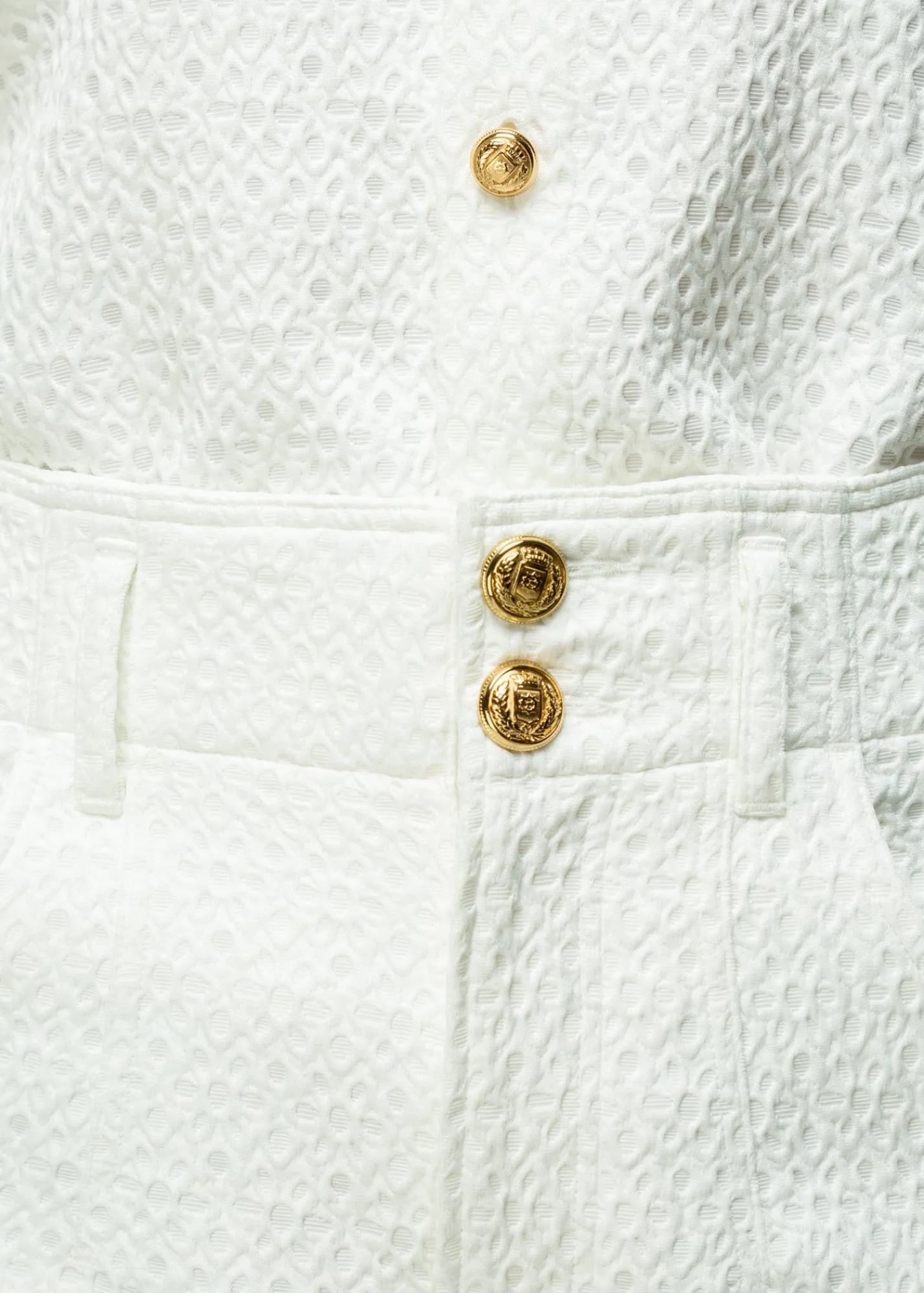 Jacquard Geweven Broek<Vanilia Online