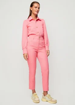 Jacquard Geweven Broek<Vanilia New
