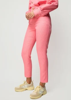Jacquard Geweven Broek<Vanilia New