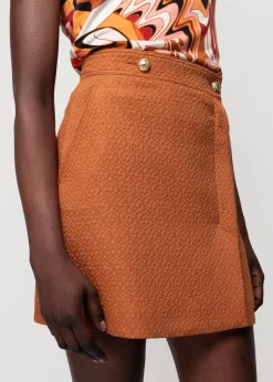 Jacquard Wikkelrok<Vanilia Best
