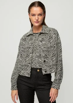 Jacquard Zebra Jasje<Vanilia Sale