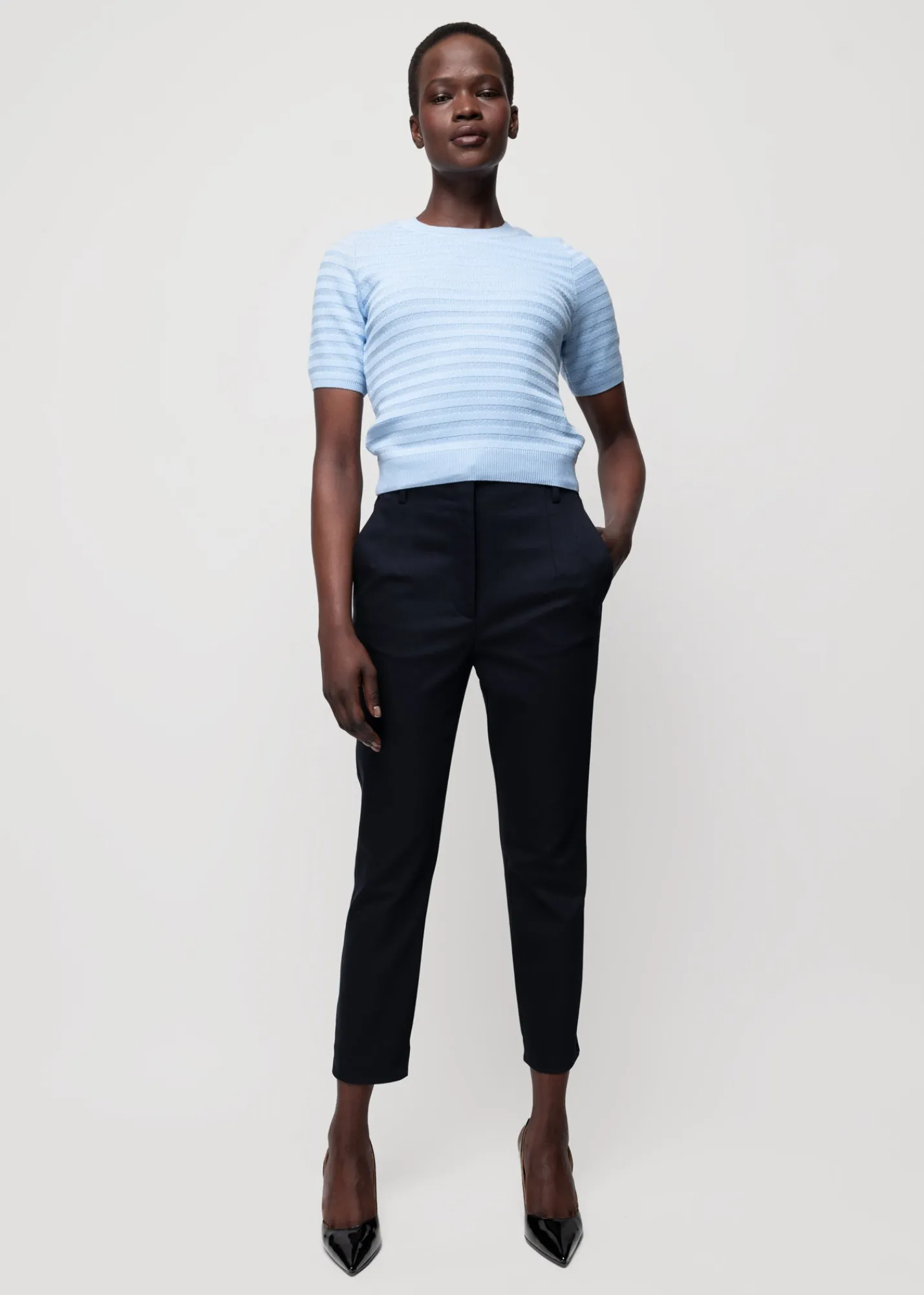 Katoen Gebreide Top<Vanilia Online