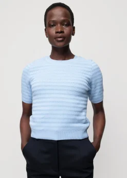 Katoen Gebreide Top<Vanilia Online