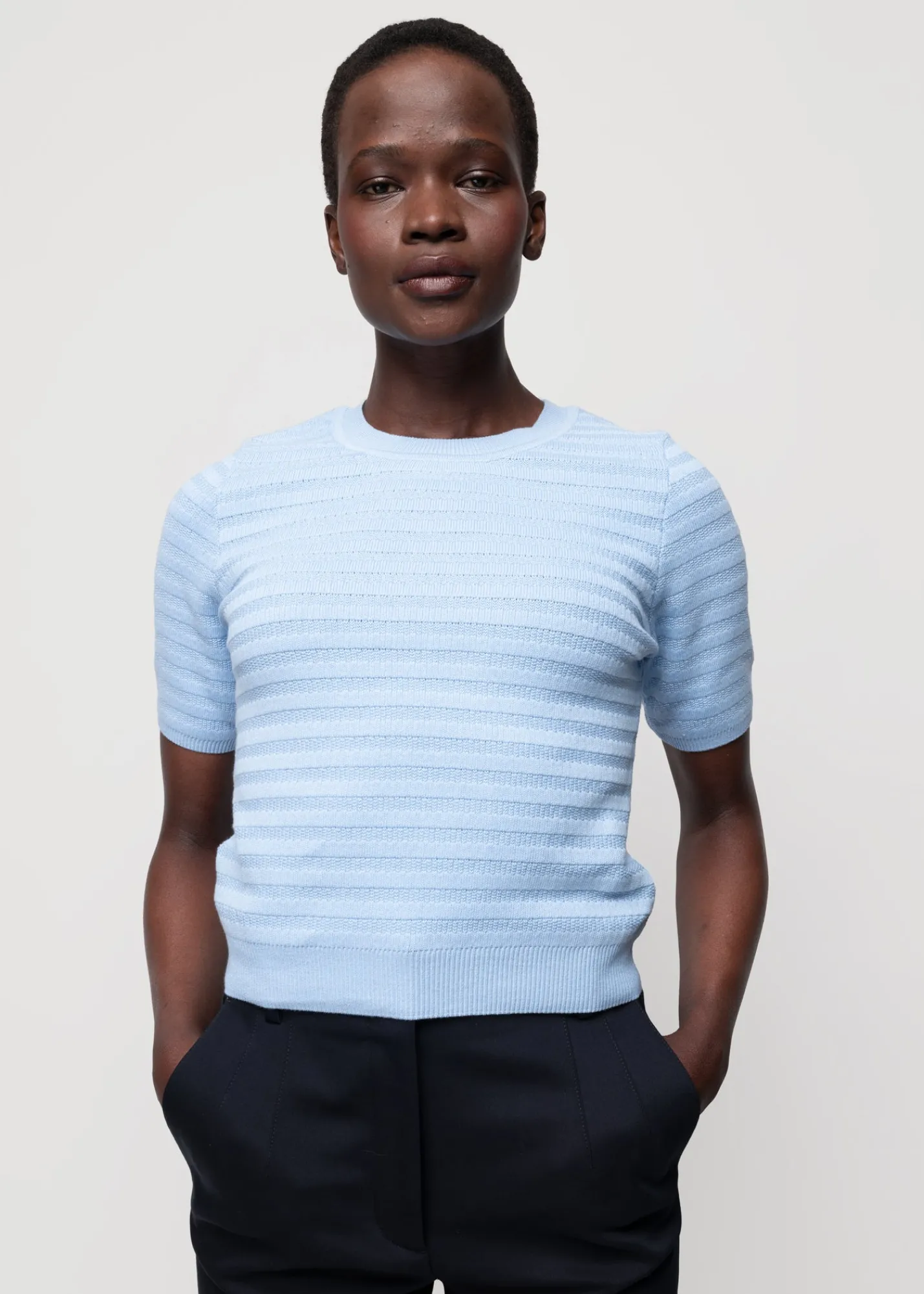 Katoen Gebreide Top<Vanilia Online