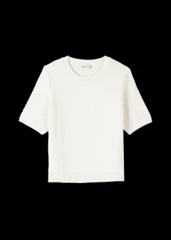 Katoen Gebreide Top<Vanilia New