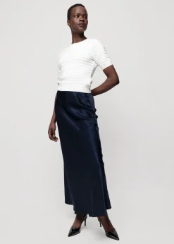 Katoen Gebreide Top<Vanilia New