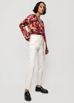 Katoenen Broek Tapered Fit<Vanilia Online