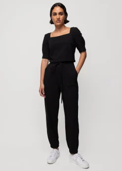 Katoenen Jumpsuit Met Vierkante Hals<Vanilia Hot
