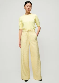 Katoenen Kabeltop<Vanilia Fashion