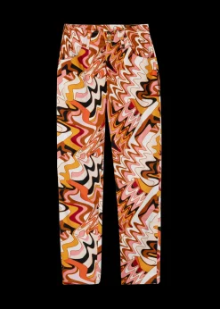 Katoenen Swirl Broek<Vanilia Hot