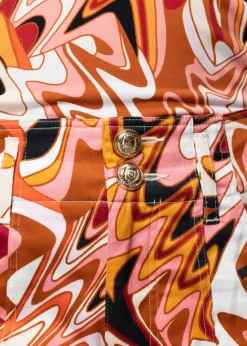 Katoenen Swirl Broek<Vanilia Hot
