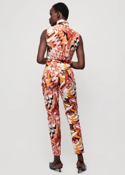 Katoenen Swirl Broek<Vanilia Hot