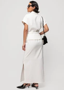 Linnen Blouse Met Korte Mouw<Vanilia Sale