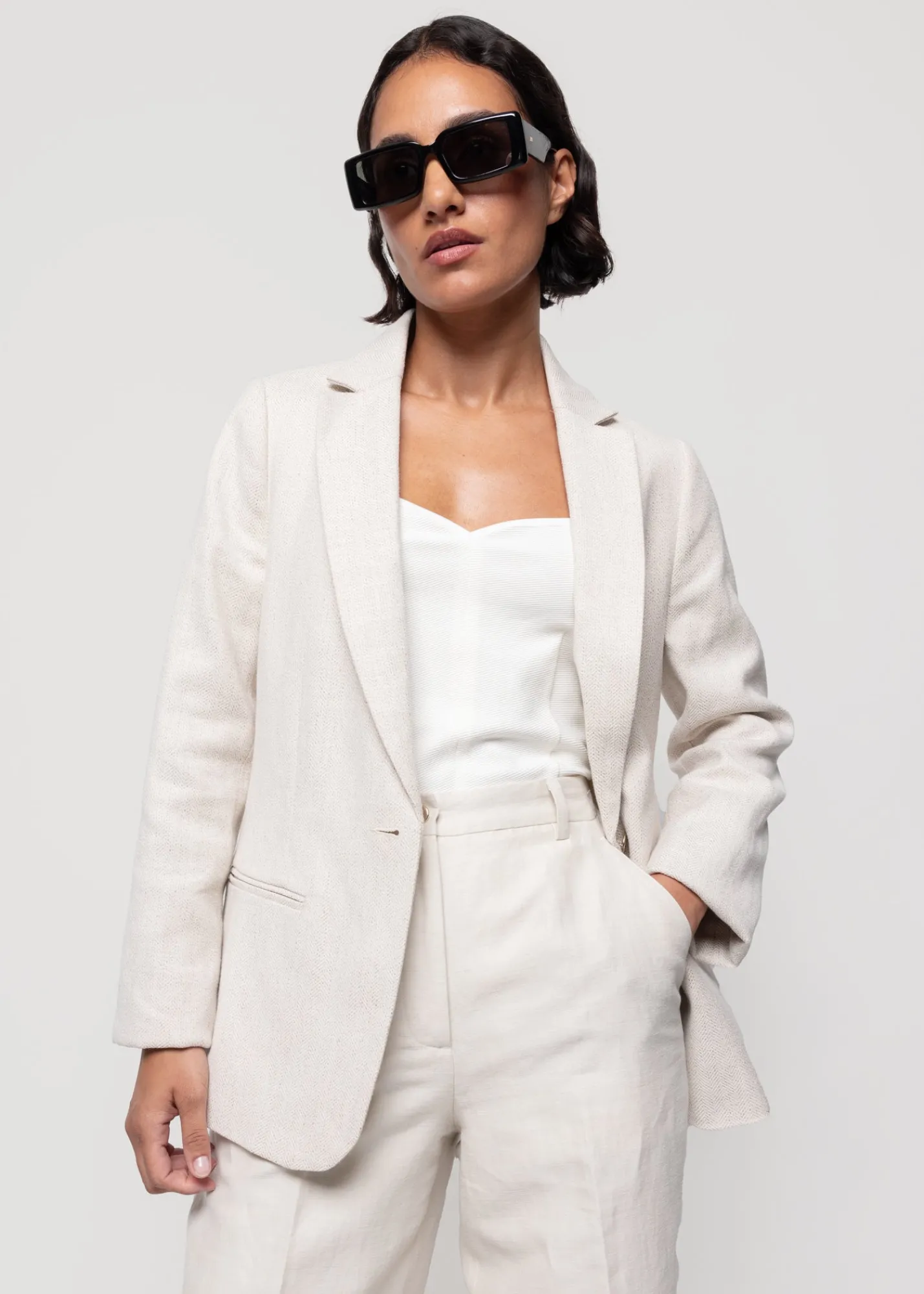 Linnen Colbert<Vanilia Discount