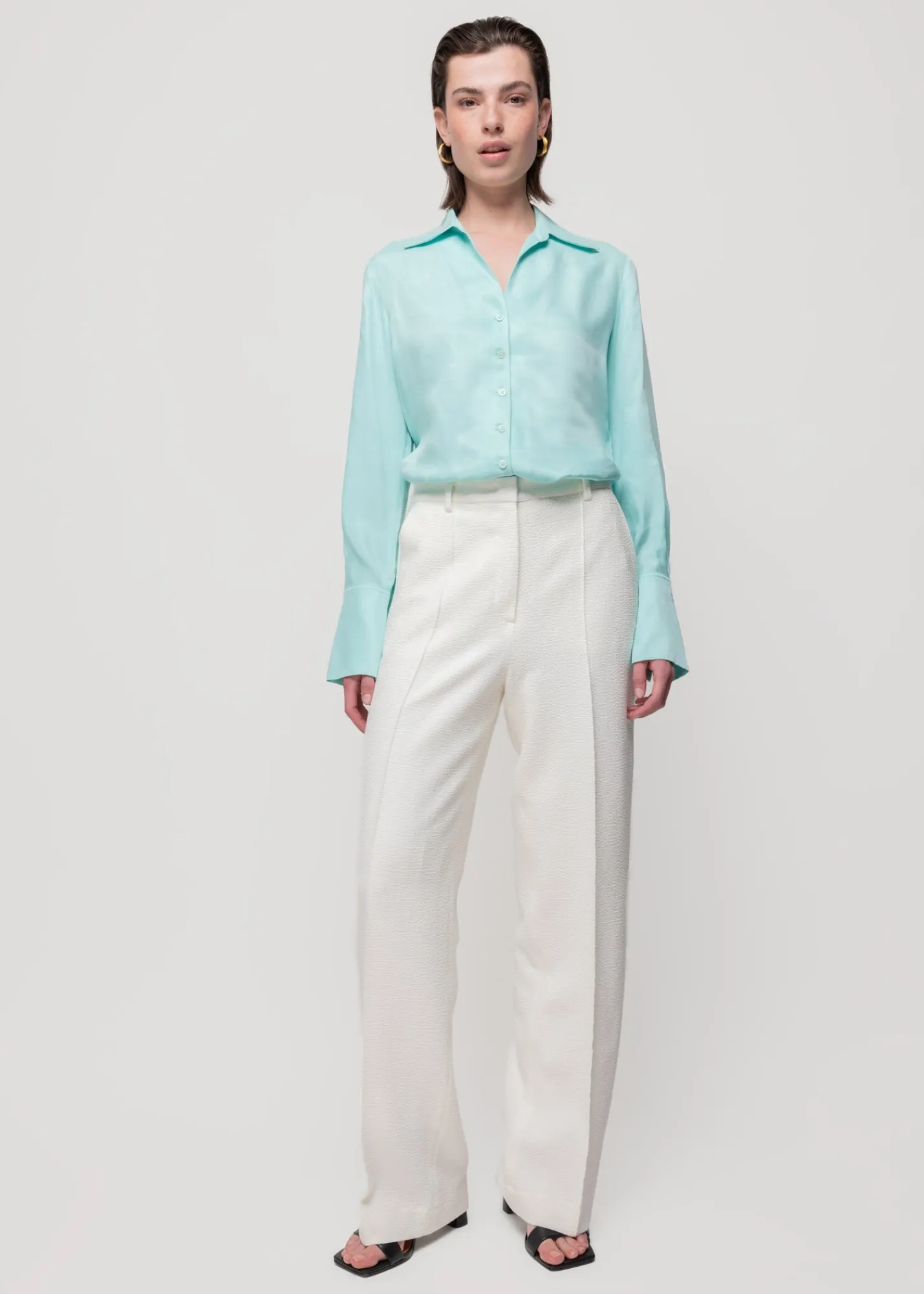 Lyocell Blouse<Vanilia Hot