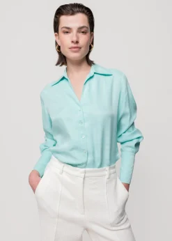 Lyocell Blouse<Vanilia Hot