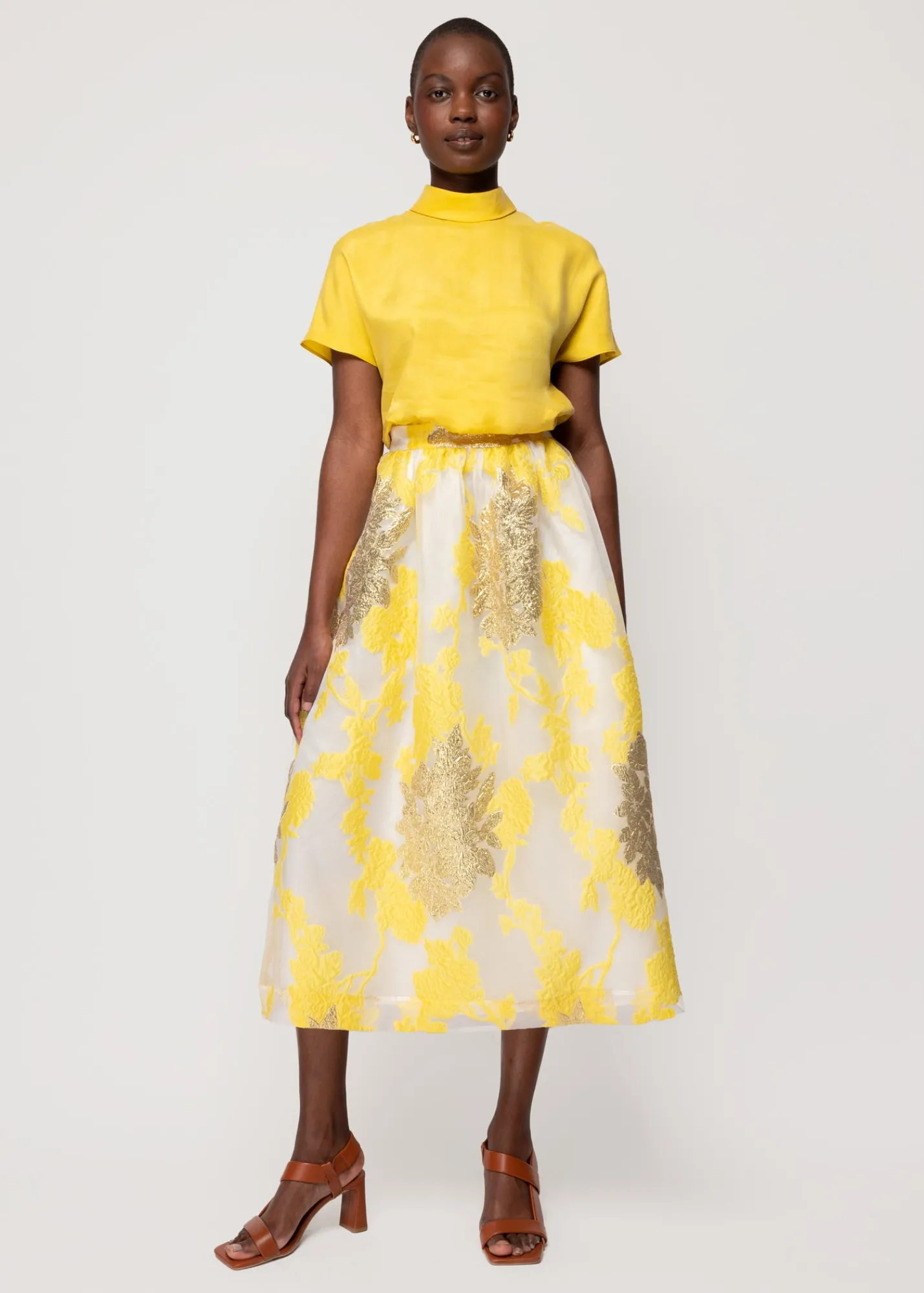 Organza Midi Rok<Vanilia New
