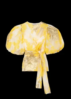 Organza Wrap Top<Vanilia Sale