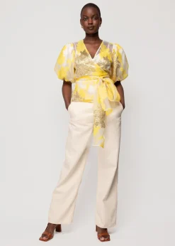 Organza Wrap Top<Vanilia Sale