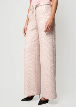 Pantalon Met Zigzag Structuur<Vanilia Outlet
