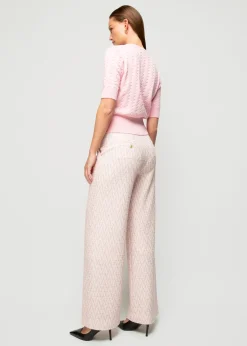Pantalon Met Zigzag Structuur<Vanilia Outlet