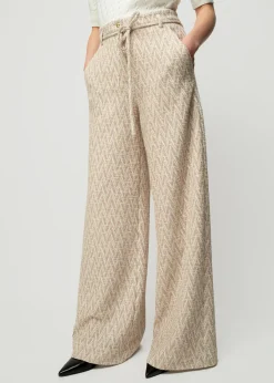 Pantalon Met Zigzag Structuur<Vanilia Sale